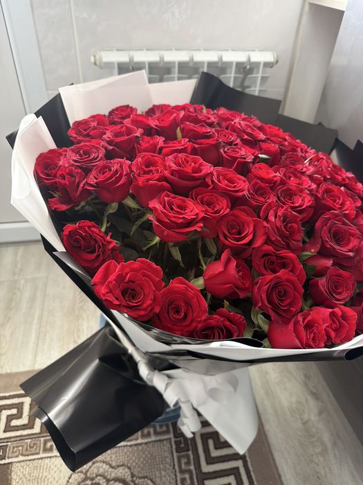 101 роза сатылады 1м