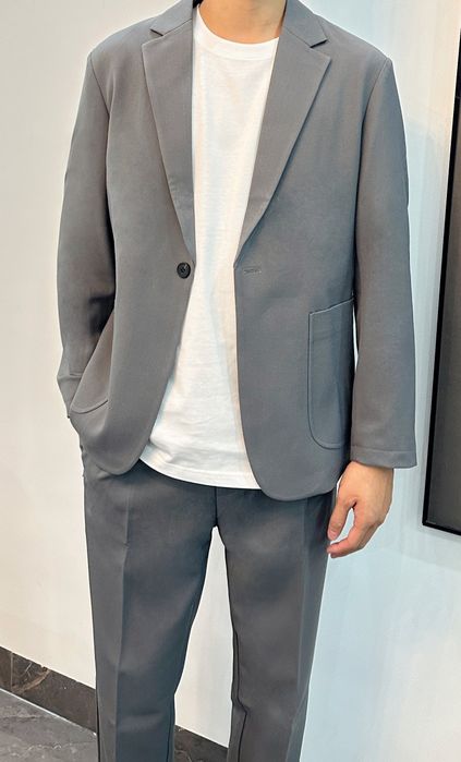 Костюм двойка серый