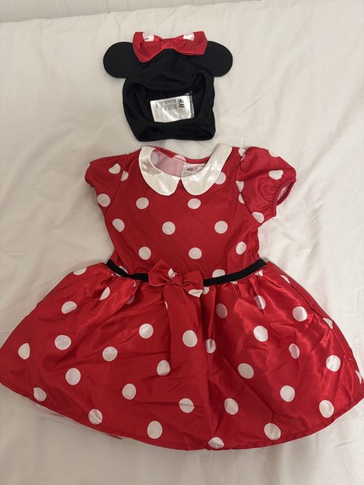 Costum minnie mouse marimea 74/80 h&m halloween
