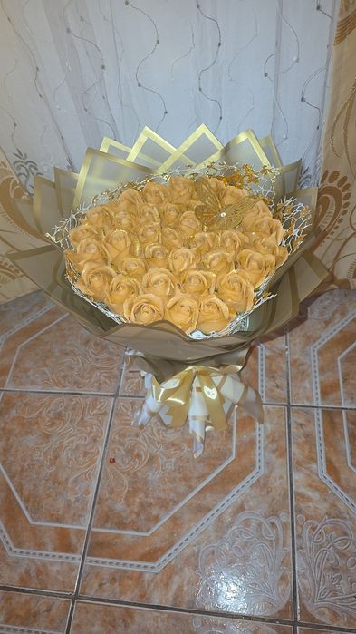 Buchet capuccino sclipici