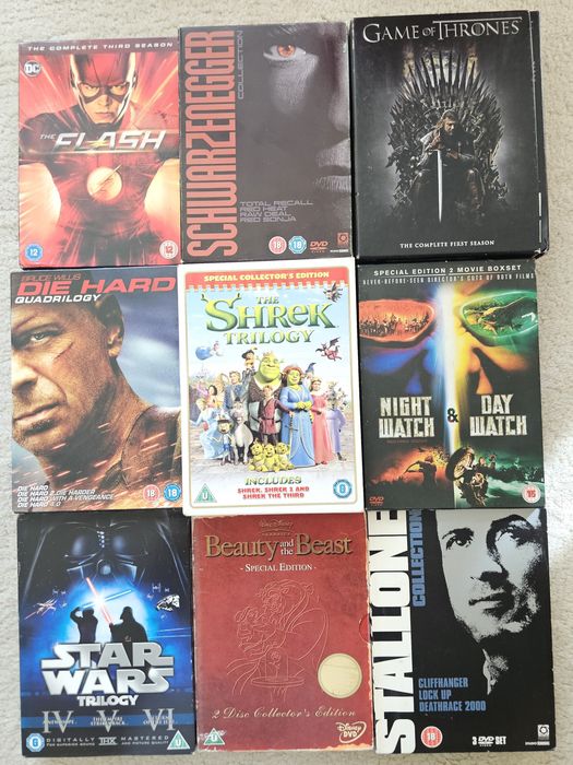 Оригинални DVD на Английски език от лична колекция