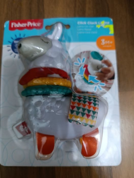 Vând jucărie de dentiție și activități Fisher-Price Click Clack Lama,