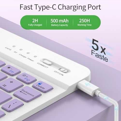 Нов Калъф с Bluetooth клавиатура за таблет iPad Air 11 M3/M2, Pro 11