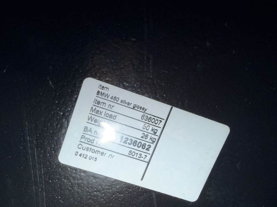 Cutie portbagaj BMW 460