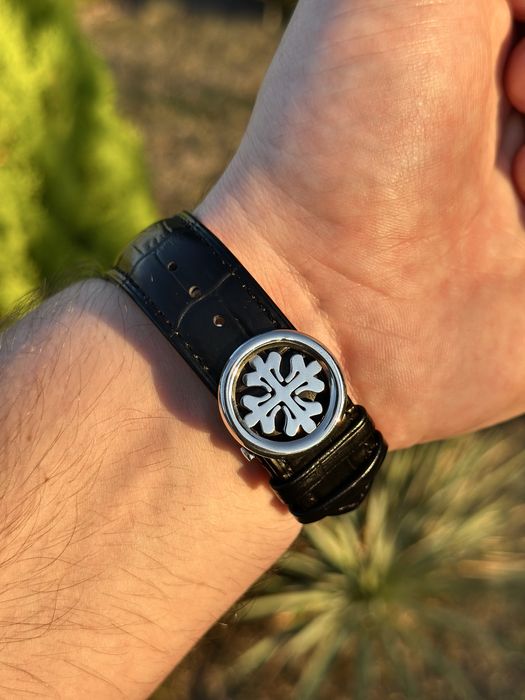 Patek philippe gray dial steel