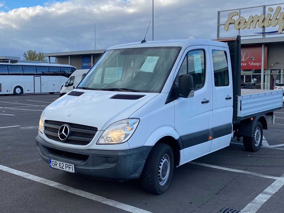 Mercedes-Benz Sprinter 213 CDI • 7 Locuri • Cabină Dublă • Benă Aluminiu