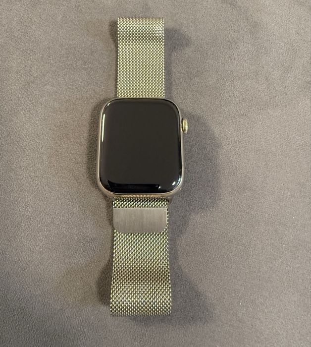 Apple watch seria 9 GOLD Stainless steel 41mm