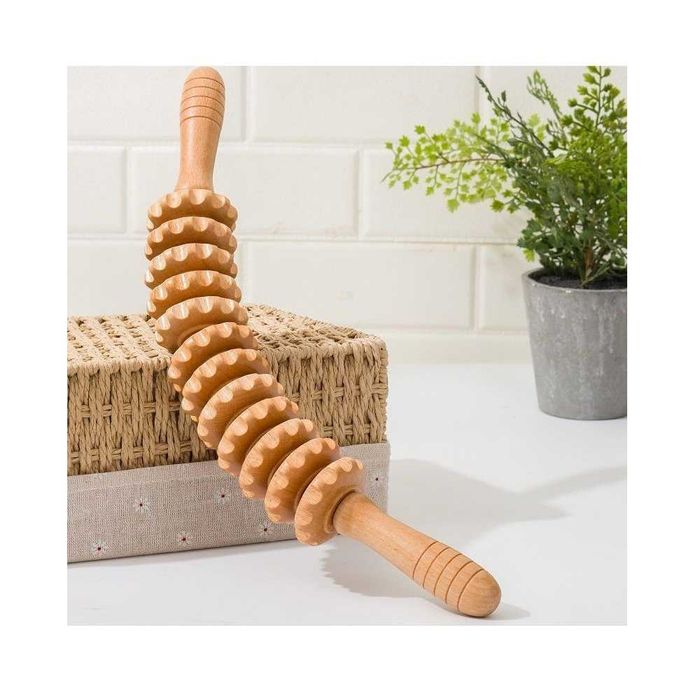 Set 2 Rollere masaj Drept/Curbat 58/43 cm spate maini picioare umeri