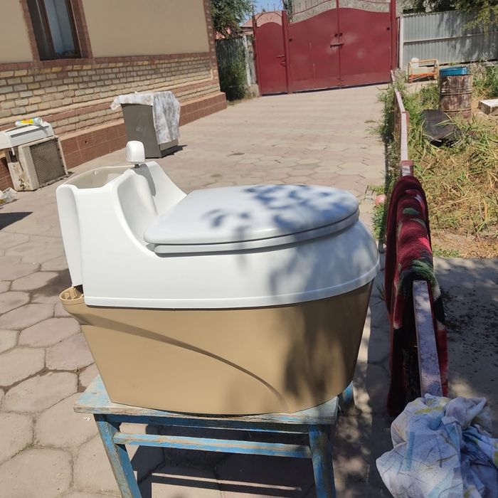 Биотуалет с торфом, без запаха и без отходов