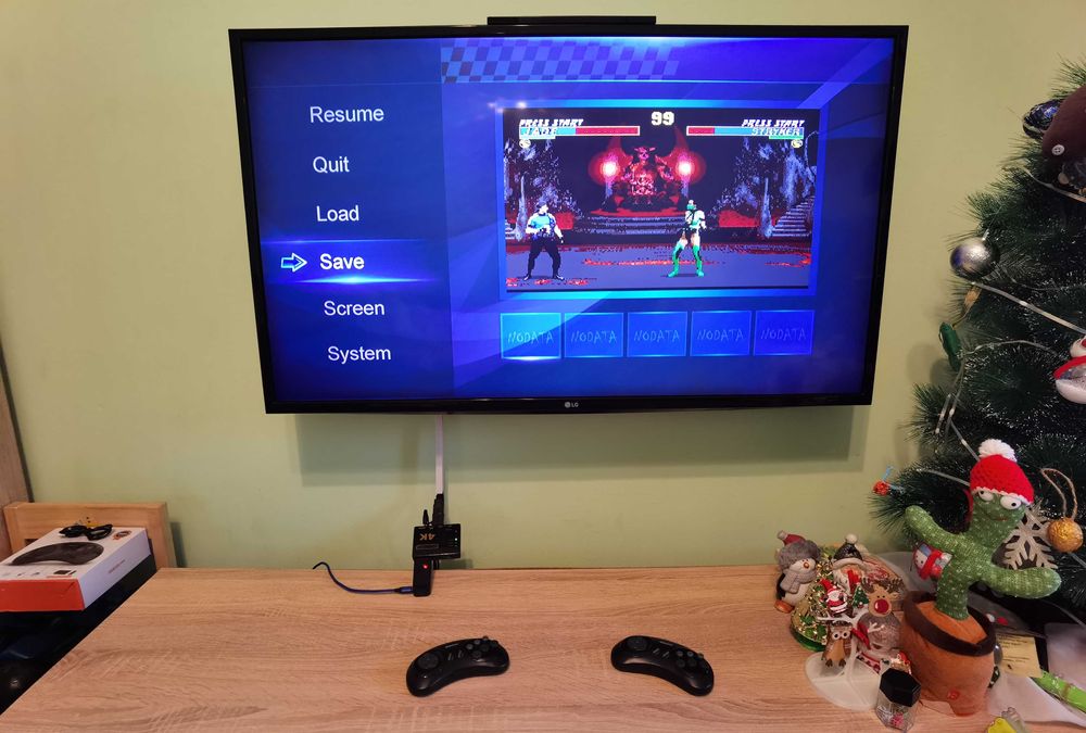 SEGA MEGA DRIVE 2 HDMI с БЕЗЖИЧНИ контролери и 5000 игри