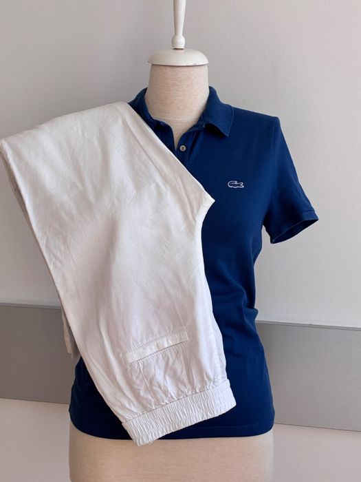 Lacoste дамска поло блуза и Marccain ленен панталон