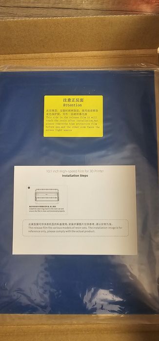 5x Folie FEP / High Speed Film Anycubic 10.1" - noi
