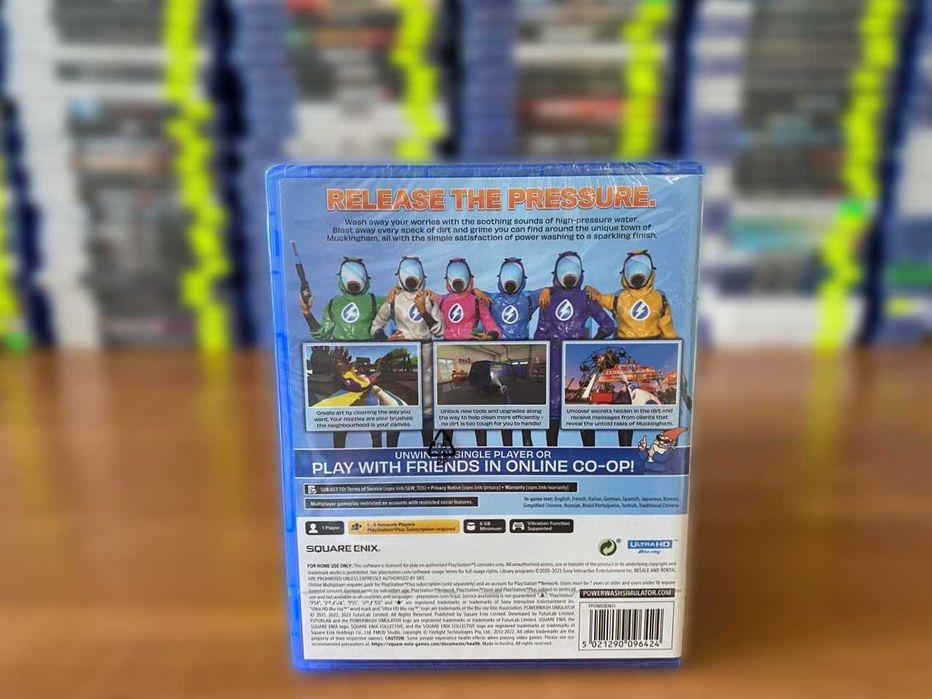 НОВЫЙ PowerWash Simulator PS5/ Симулятор Мойки Пс5 Много Игр