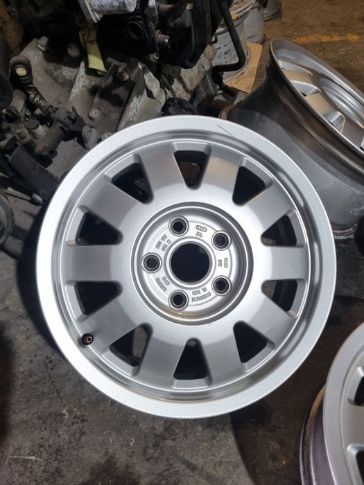 Set 4 x Jante R15 Aliaj 5x112 oem Audi A4 B5 6J ET 45 Jante usoare!