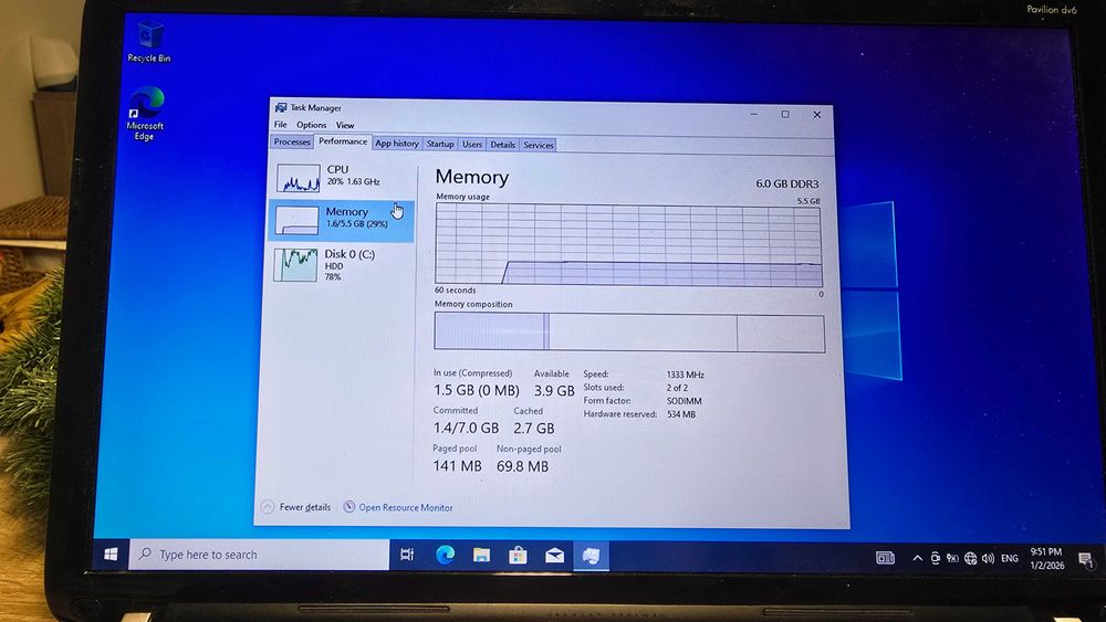 HP Pavilion dv6 laptop