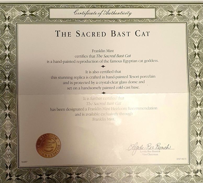 Franklin Mint The Treasures of Ancient Egypt