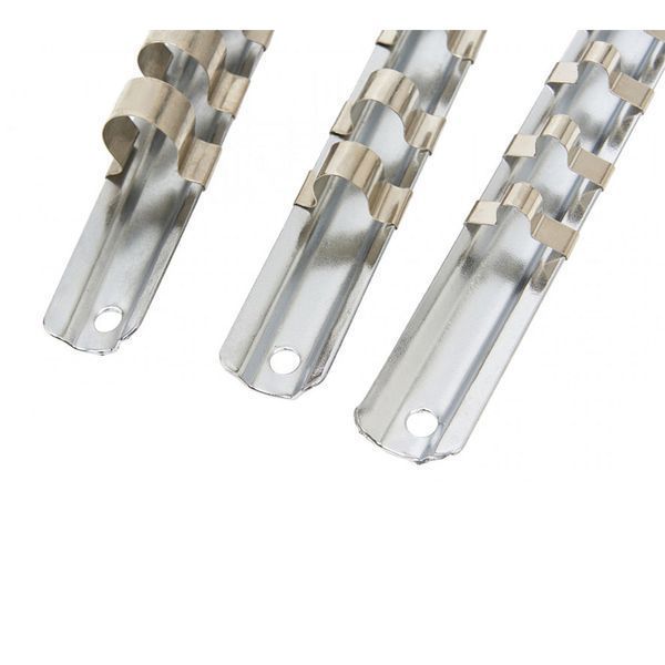 Комплект 3 метални шини, поставка за вложки 1/2 3/8 1/4 hbm