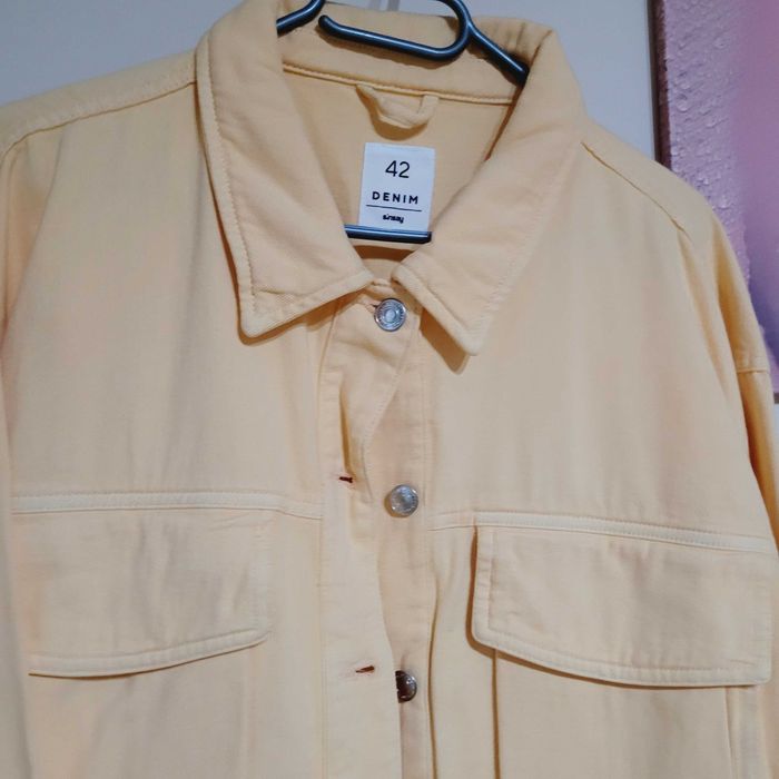 Compleu Costum Dama/fete Denim Blugi și Jacheta Somon NOU