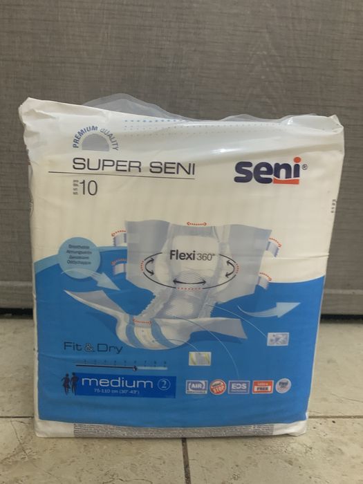 Scutece pentru adulți Seni Super Seni Medium M2 – noi, sigilate
