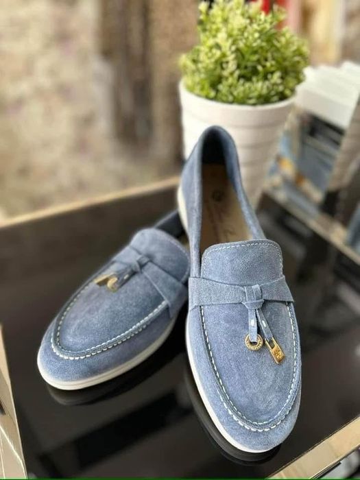 Мокасини Loro естествена кожа