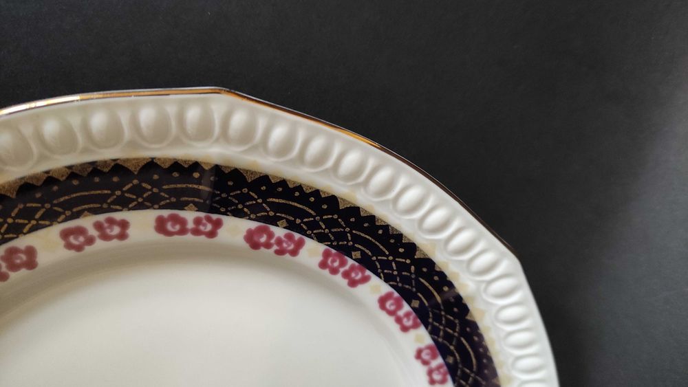 Colditz ГДР един много фин и крехък троен сет за чай/дълго кафе