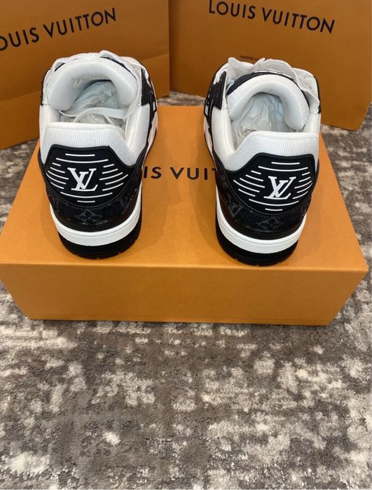 Adidasi Sneakers Louis Vuitton Trainer Black&White Premium