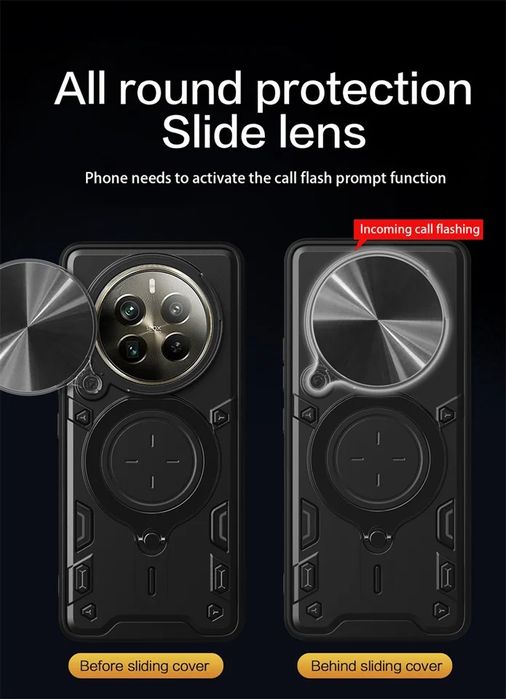 Realme 12 Pro+ / 12 Pro / GIANT RING Удароустойчив кейс