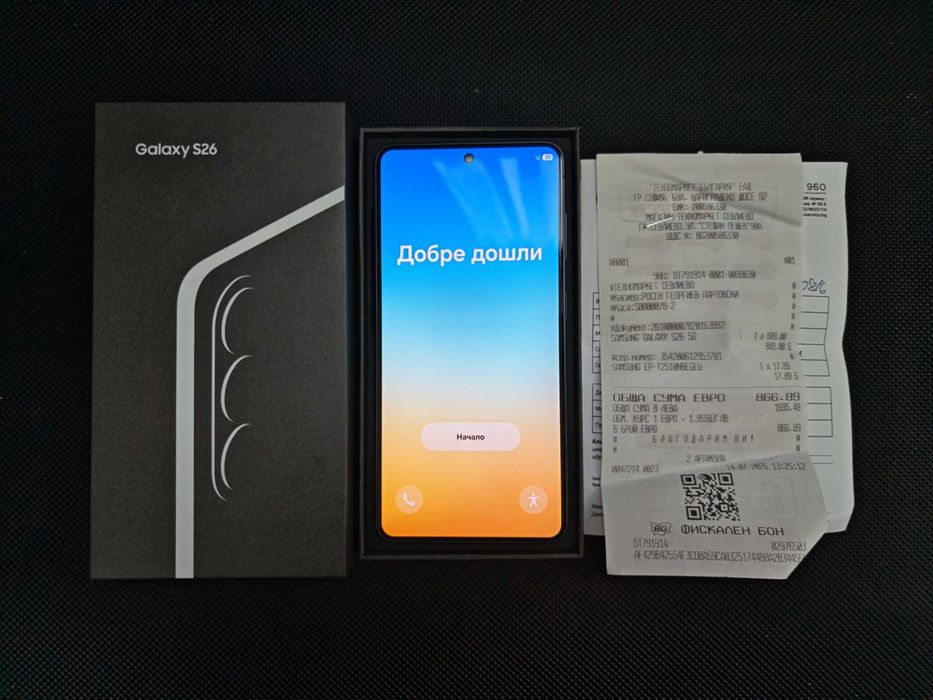 Нов Samsung Galaxy S26 12/256GB с Гаранция
