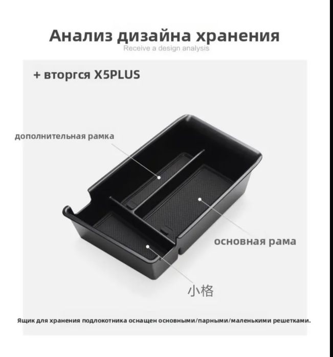 Продам органайзер в подлокотник Changan x5 plus, cs 35 max