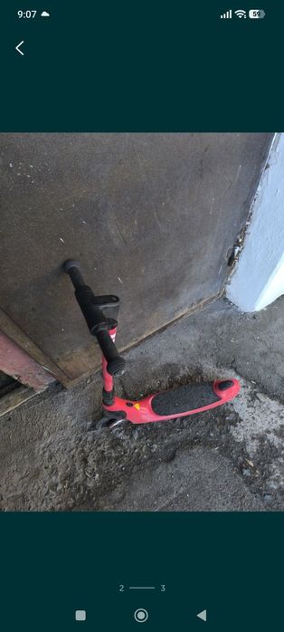 Продам электро самокат детский скорость до 15 км/ч