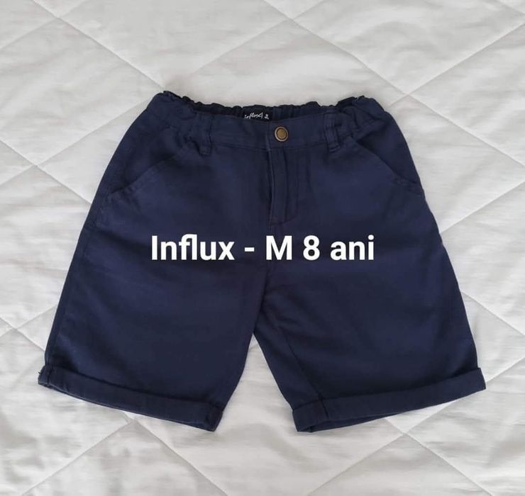 Lot 2 perechi pantaloni scurți, stare excelentă  - mărimea 122-128
