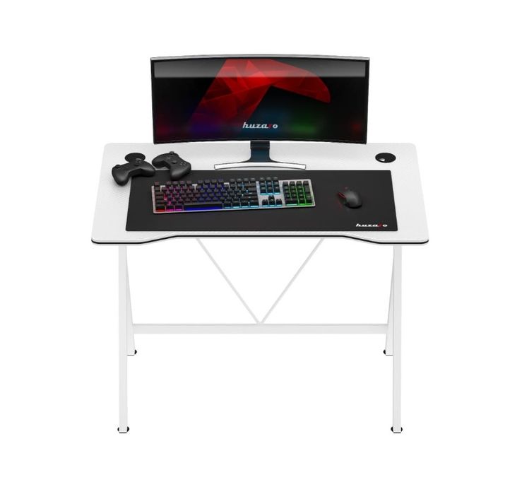 Birou pentru gaming Hero 1.4 Alb