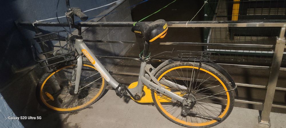 Велосопед на ходу