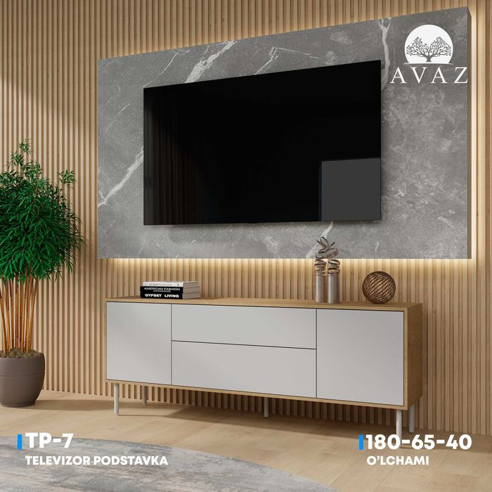 Подставка для телевизора. Размер 180х65х40 sm