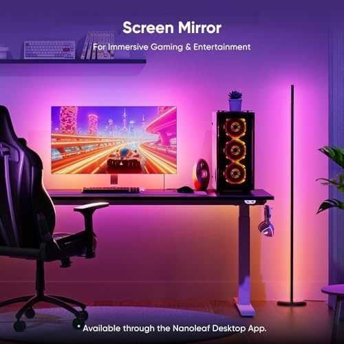 Nanoleaf RGBICW смарт LED подова лампа 1700lm Alexa