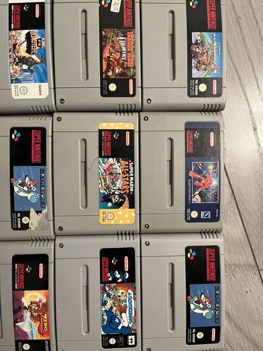 Casete nintendo super nintendo