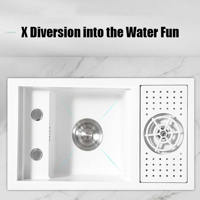 Мини мултифункционална кухненска мивка с капак