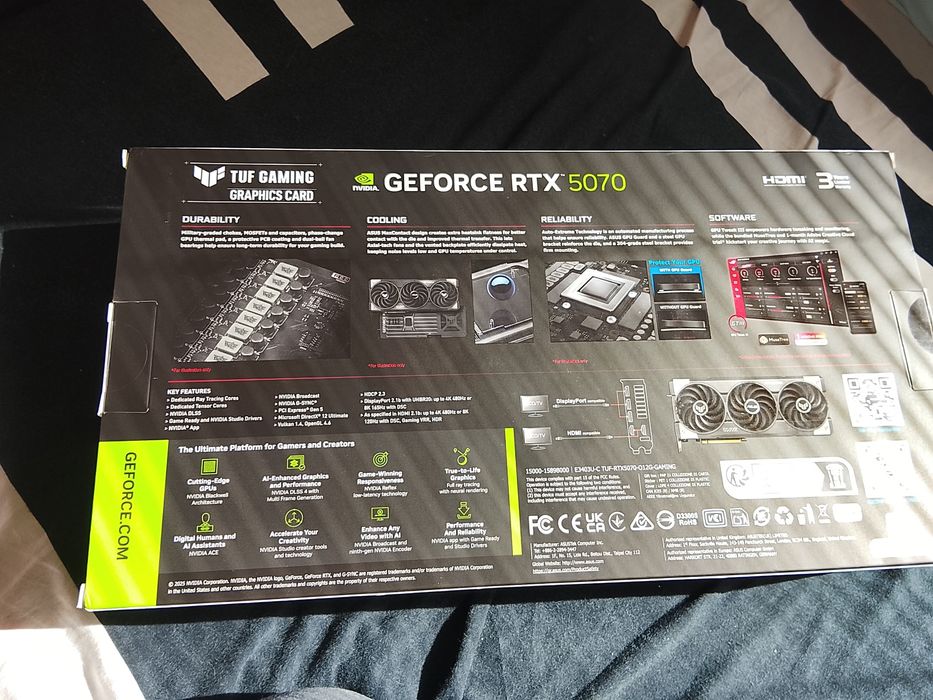 Видеокарта Asus Tuf 5070 Hова