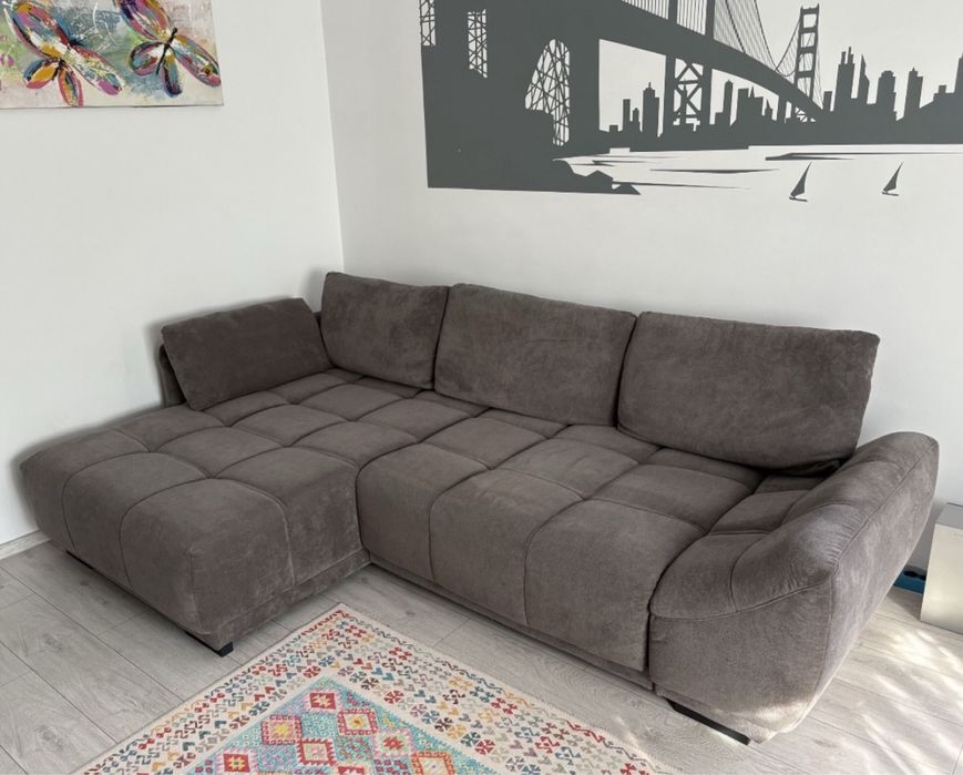 Coltar extensibil 3 locuri cu lada de depozitare !