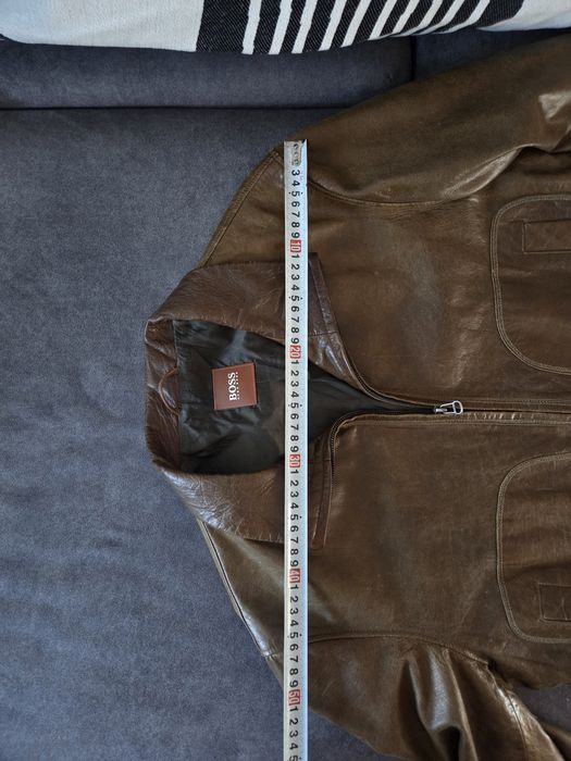 Geaca de piele naturala barbati Hugo Boss