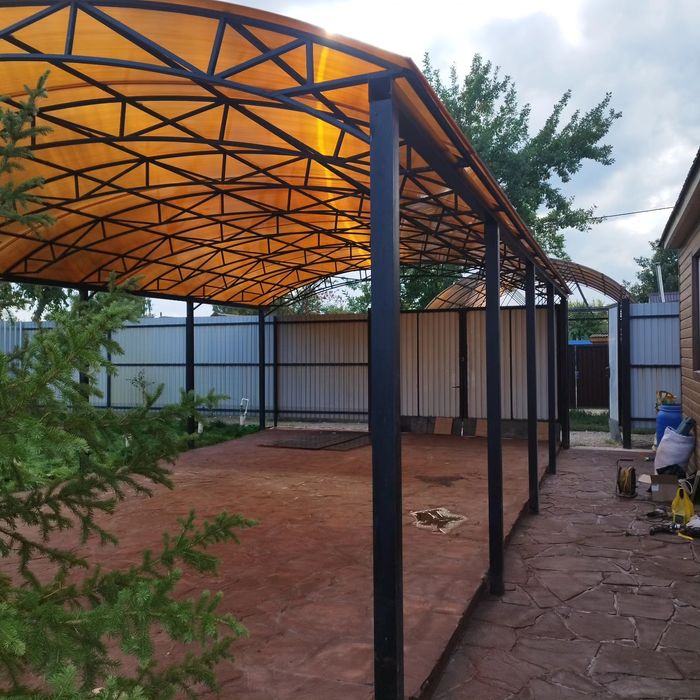 Изготовление навесов беседок