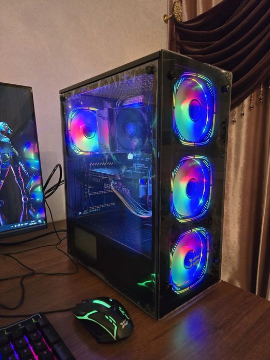 Супермощный игровой ПК с RTX 3060 Ti и монитором 180Hz – готов к бою!