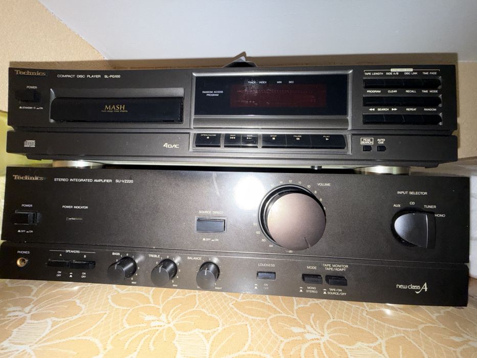Комплект Technics – усилвател+ CD плейър