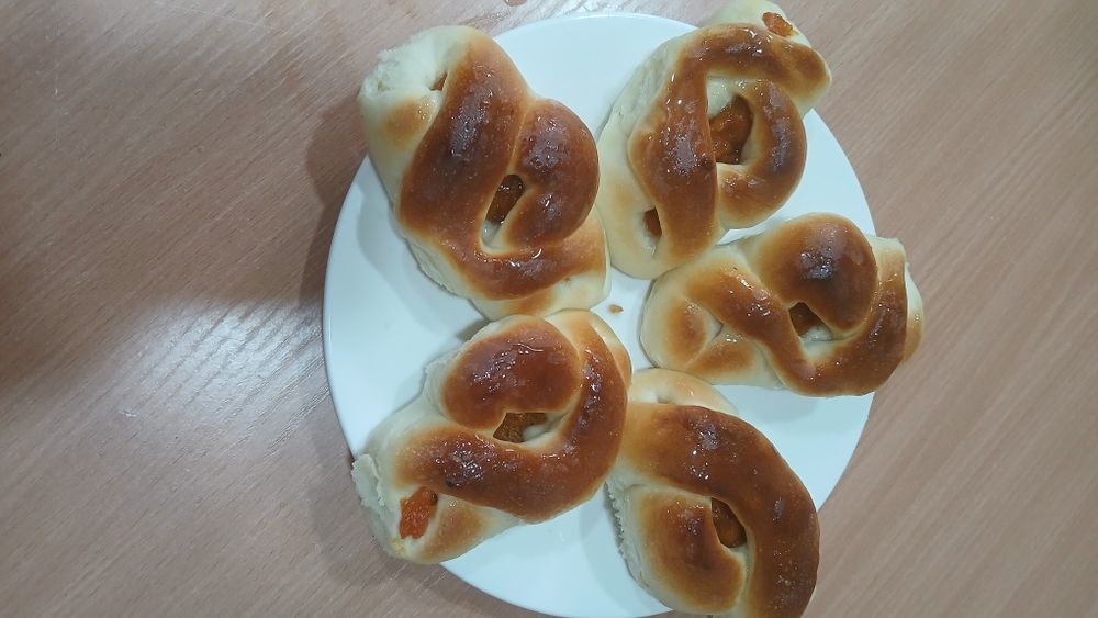 Сдобные домашние булочки
