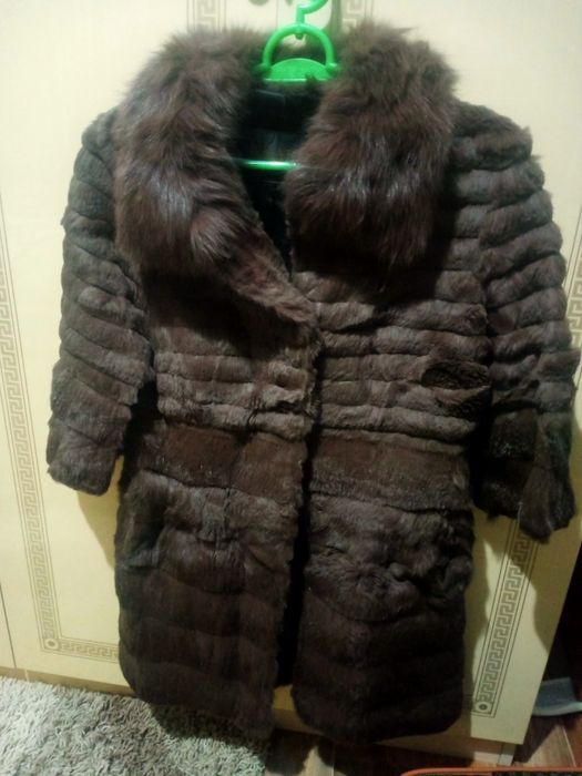 Шуба бабер теплый