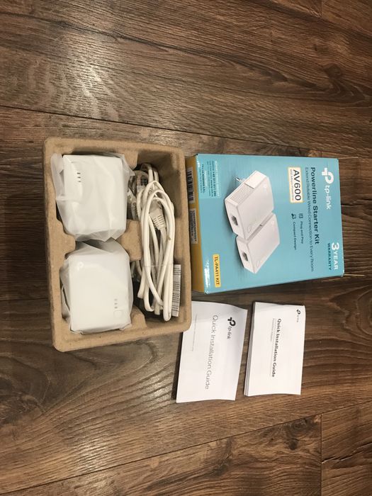 Powerline адаптер TP-Link TL-PA411KIT AV600