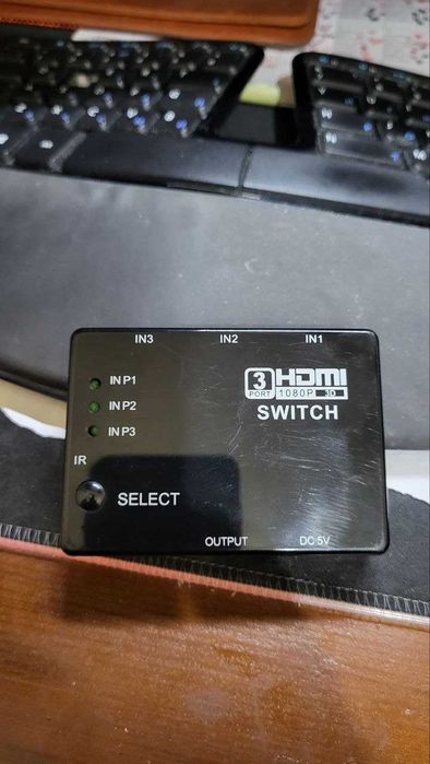 HDMI Переключатель, Хаб Switch 3 порта - без доп. питания