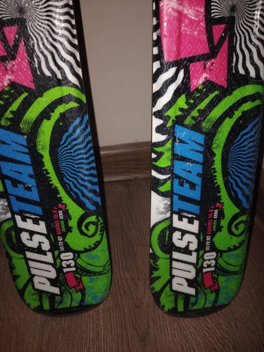 Детски ски 130. ELAN (PulseTeam / Tecno pro)+ каска и щеки + подарък