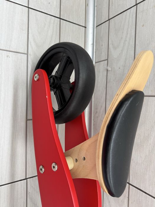 OCIE Колело за баланс / Триколка 2 в 1 Дървено Червено