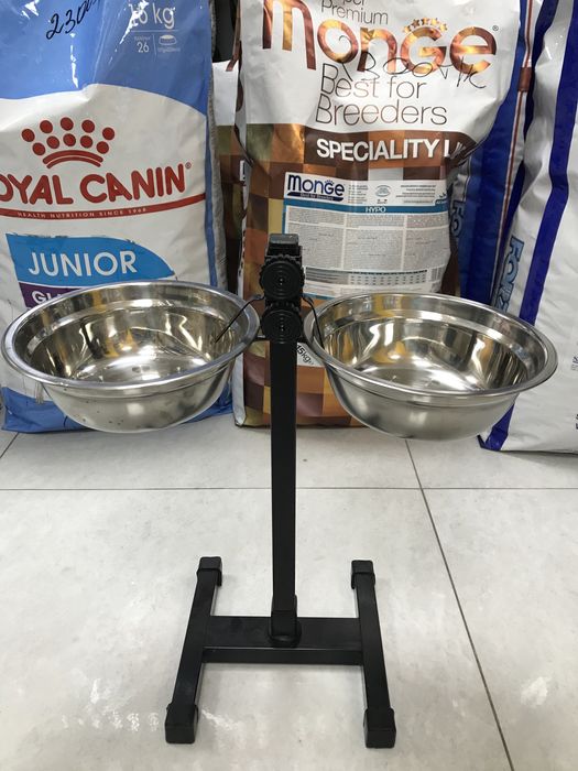 Миски на регулируемой подставке для собак! Доставка бесплатная!